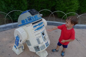 John surprised to see R2-D2.